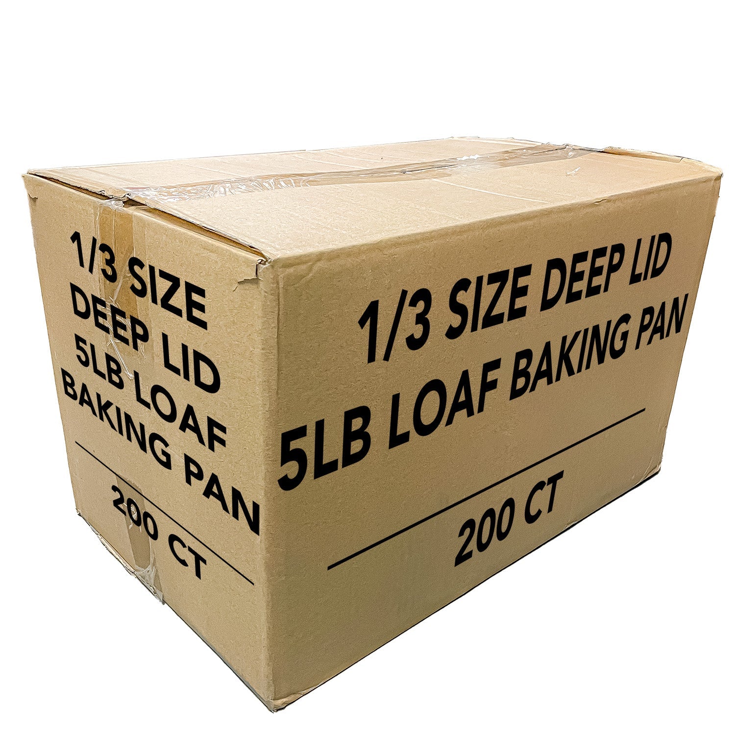 *WHOLESALE*  5 LB Loaf Aluminum Lid For Backing pan 12.5" X 6.5" 200/case