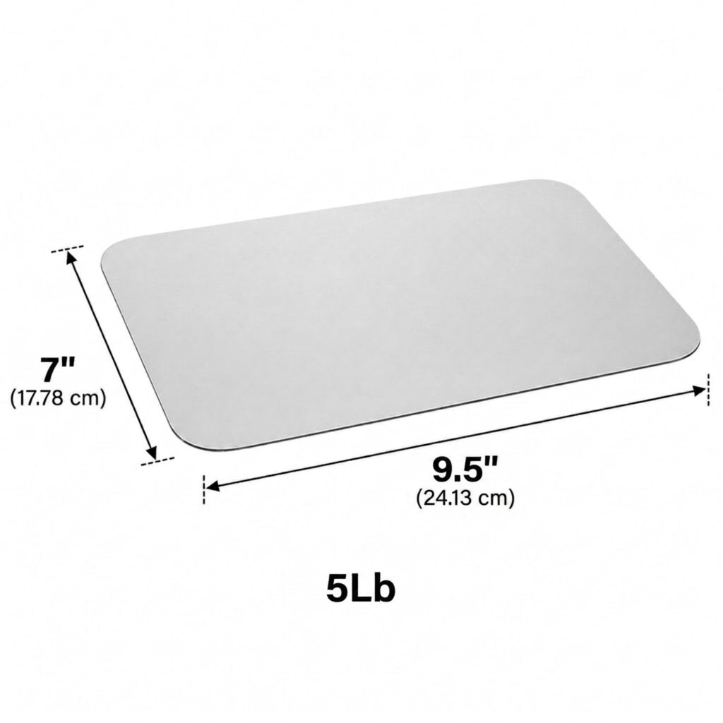 5Lb Board Lid For Aluminum Oblong Pan 9.5" x 7"