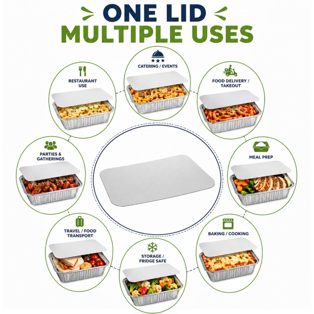 5Lb Board Lid For Aluminum Oblong Pan 9.5" x 7"