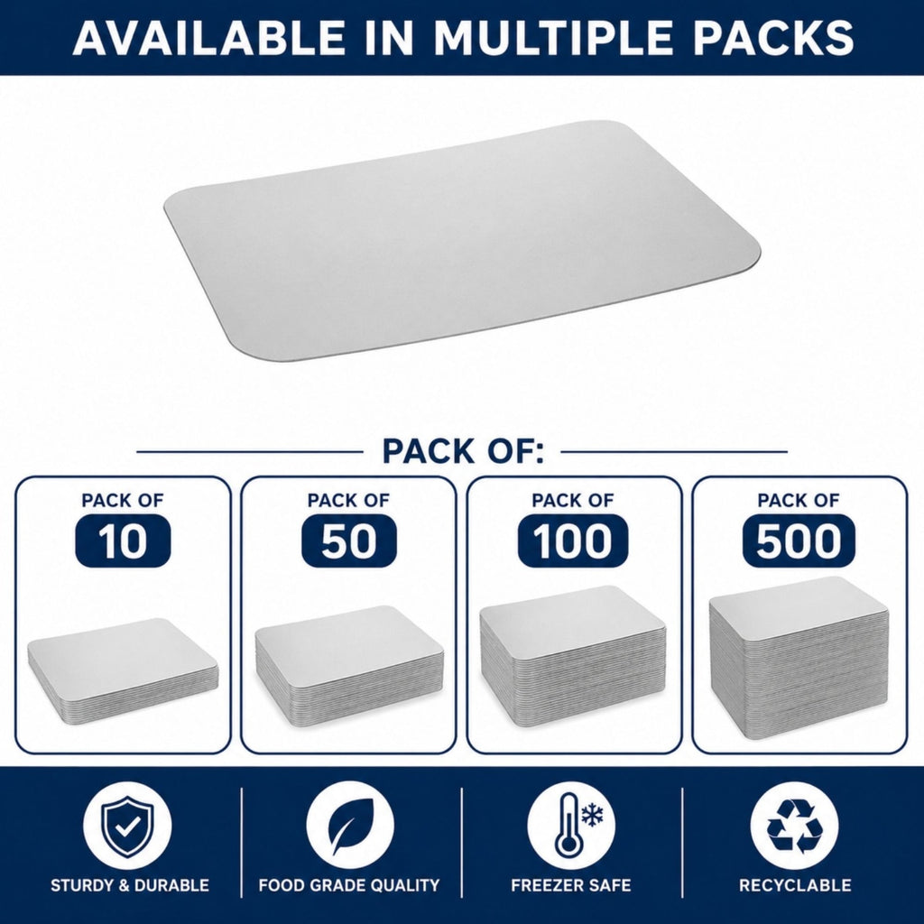 5Lb Board Lid For Aluminum Oblong Pan 9.5" x 7"