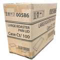 *WHOLESALE* Rectangular Large Lid for Rack Roaster Aluminum Disposable 100/Case