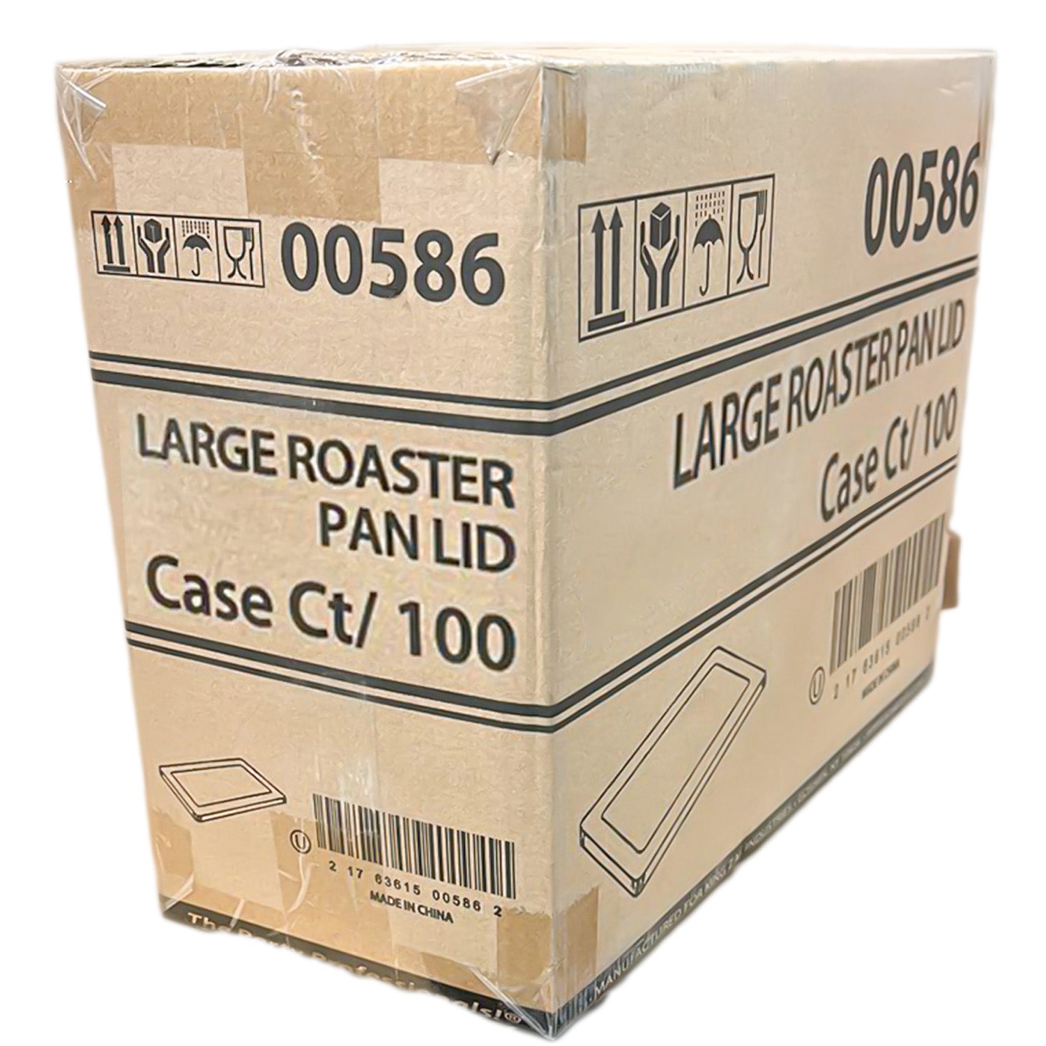 *WHOLESALE* Rectangular Large Lid for Rack Roaster Aluminum Disposable 100/Case