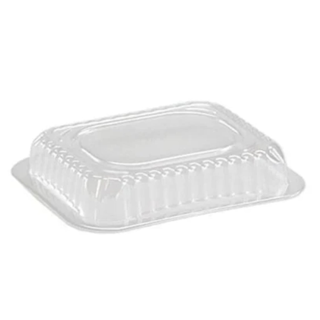 Dome Lids Plastic For 1Lb Aluminum Oblong Pans 5" x 4"