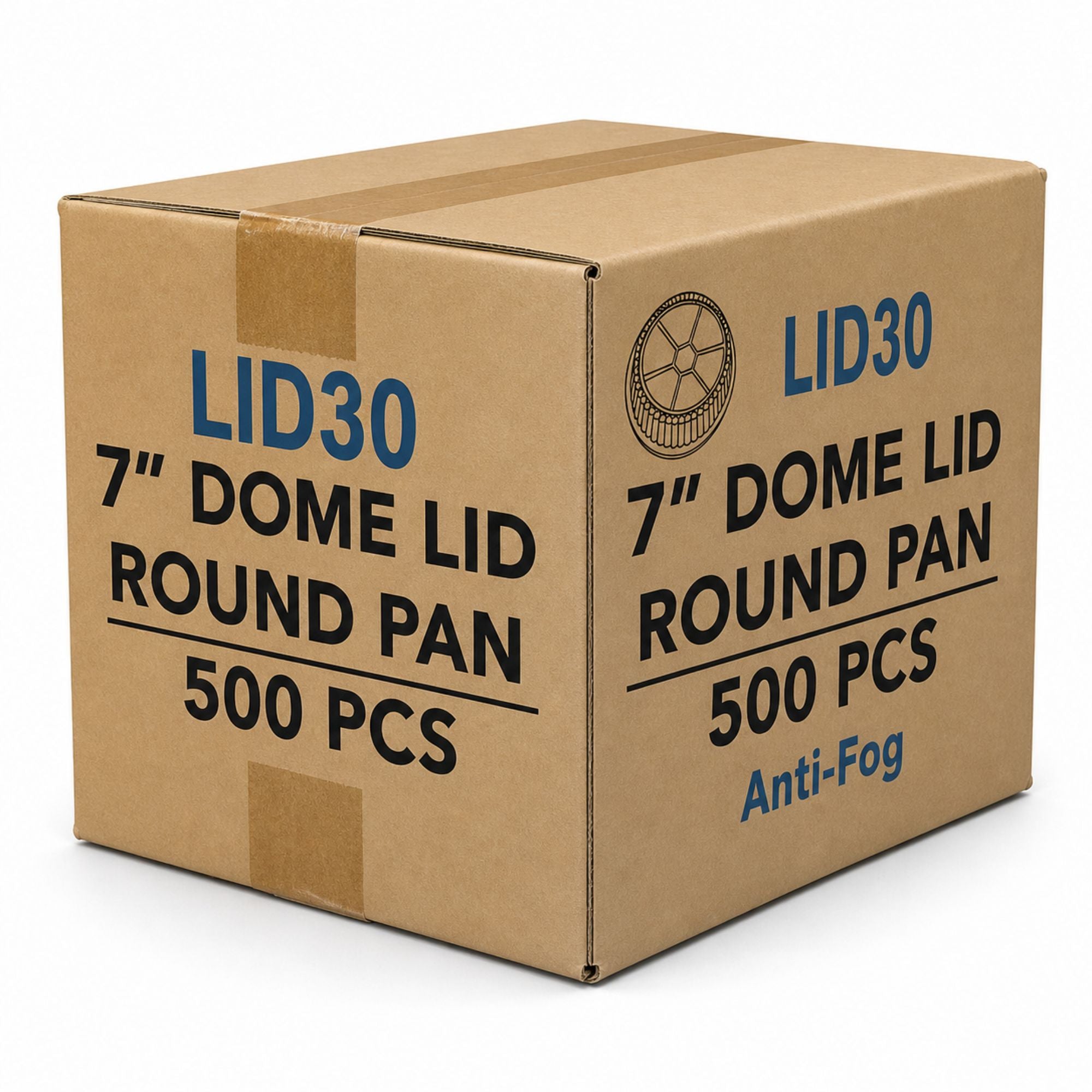 *WHOLESALE* 7" Clear Dome Lids for Aluminum Round Pan 500/Case