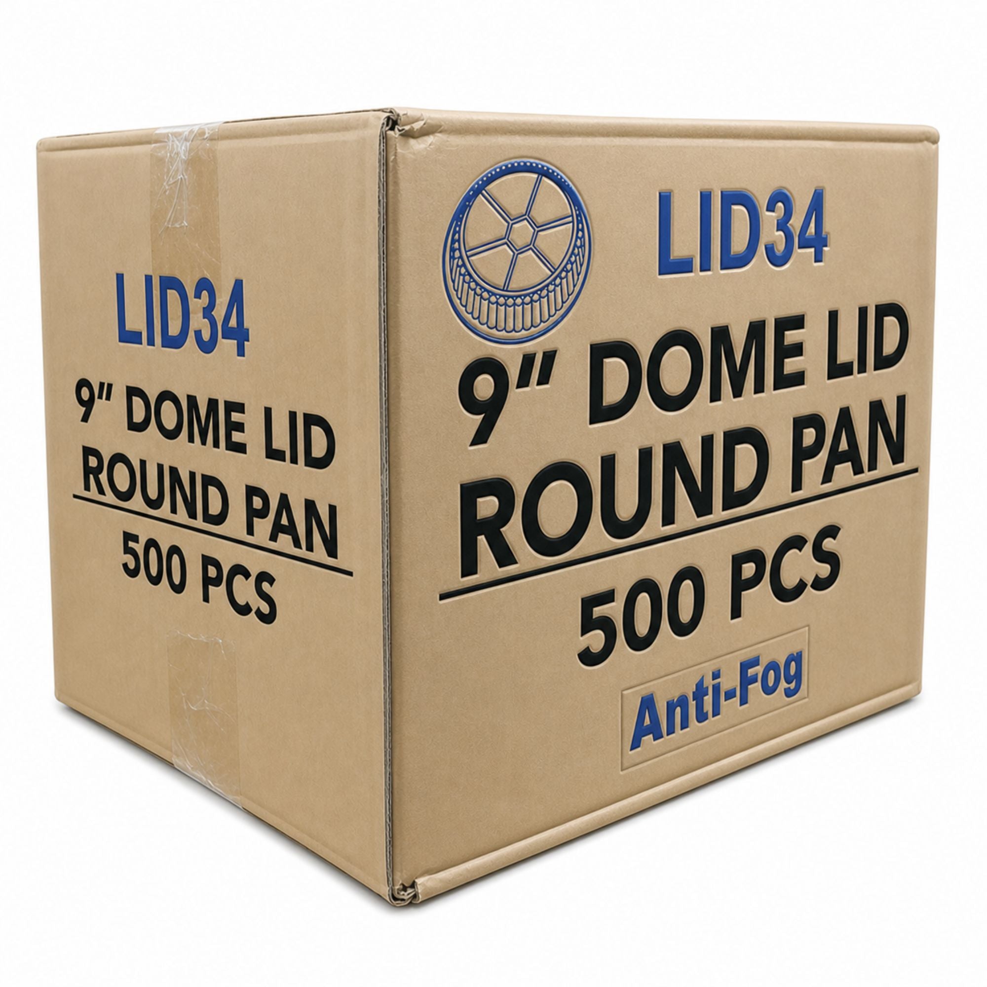 *WHOLESALE* 9" Dome Lids for Disposable Aluminum Round Pan 500/case