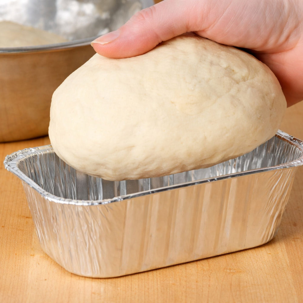 *WHOLESALE* 1lb Rectangular Loaf Pans Aluminum  Disposable 1000/Case