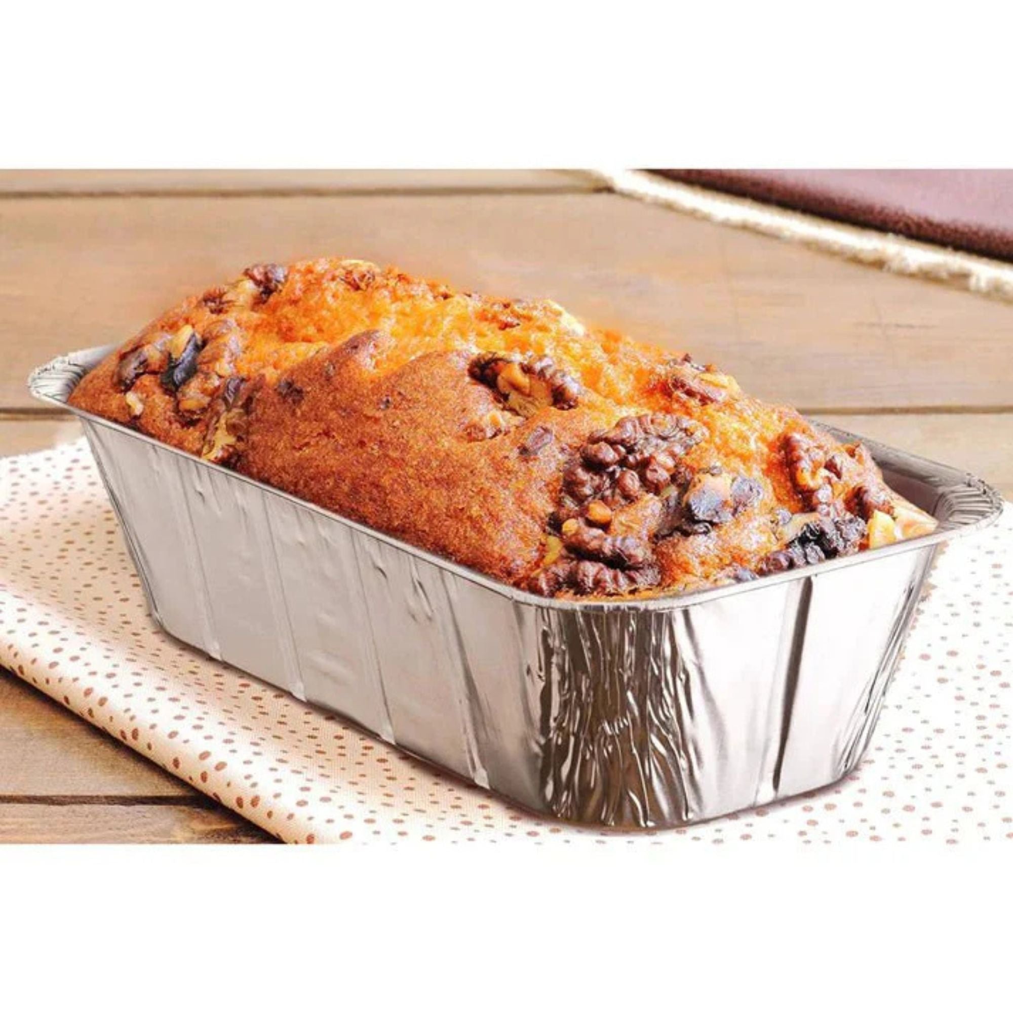 *WHOLESALE* 5lb Rectangular Loaf Pans Aluminum Disposable 250/Case