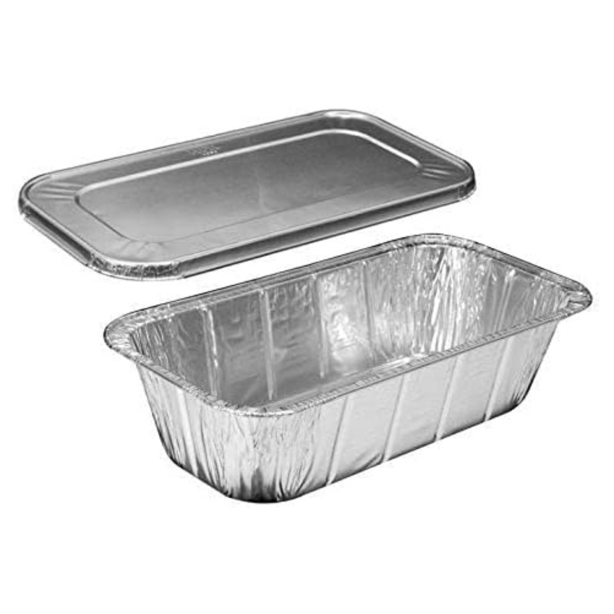 *WHOLESALE*  5 LB Loaf Aluminum Lid For Backing pan 12.5" X 6.5" 200/case