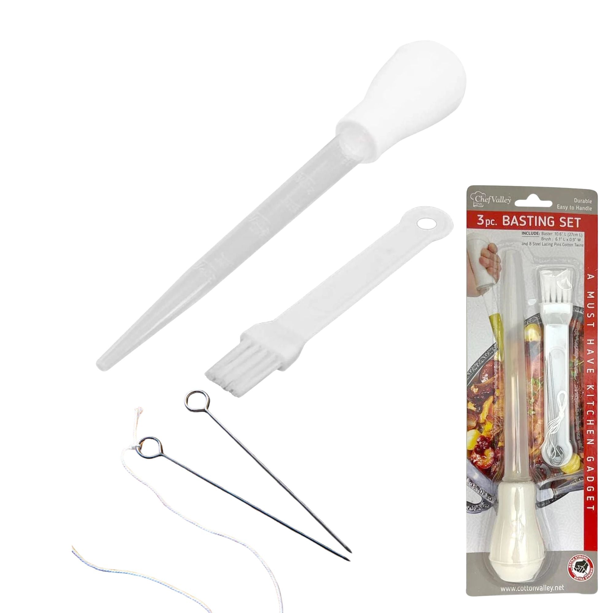Oval Turkey Roasting  Aluminum Pan with Handles & Free 3-in-1 Basting Kit