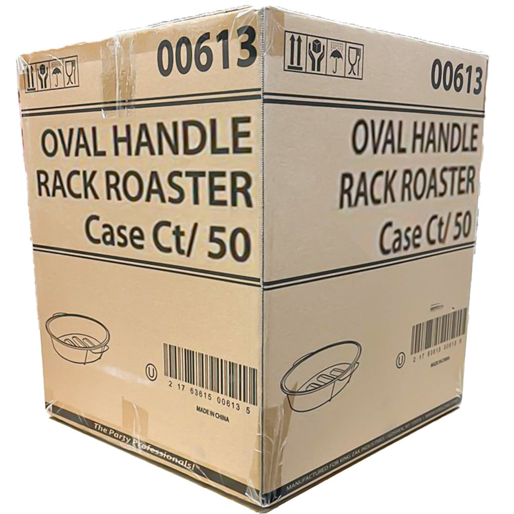 *WHOLESALE*  Oval Turkey Roaster Handle Rack Roaster Aluminum Disposable 50/case