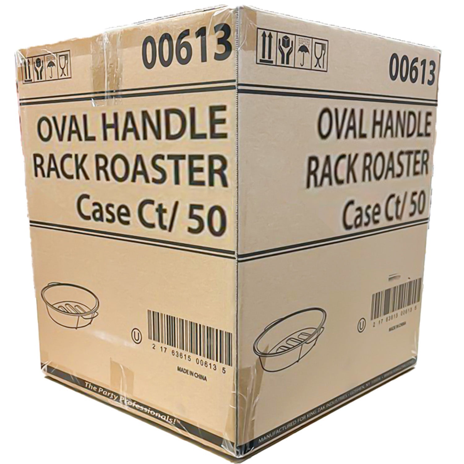 *WHOLESALE*  Oval Turkey Roaster Handle Rack Roaster Aluminum Disposable 50/case