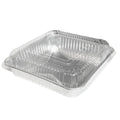 8" SHALLOW (1.5" width) With Dome Lids Aluminum Cake Baking Pan Disposable