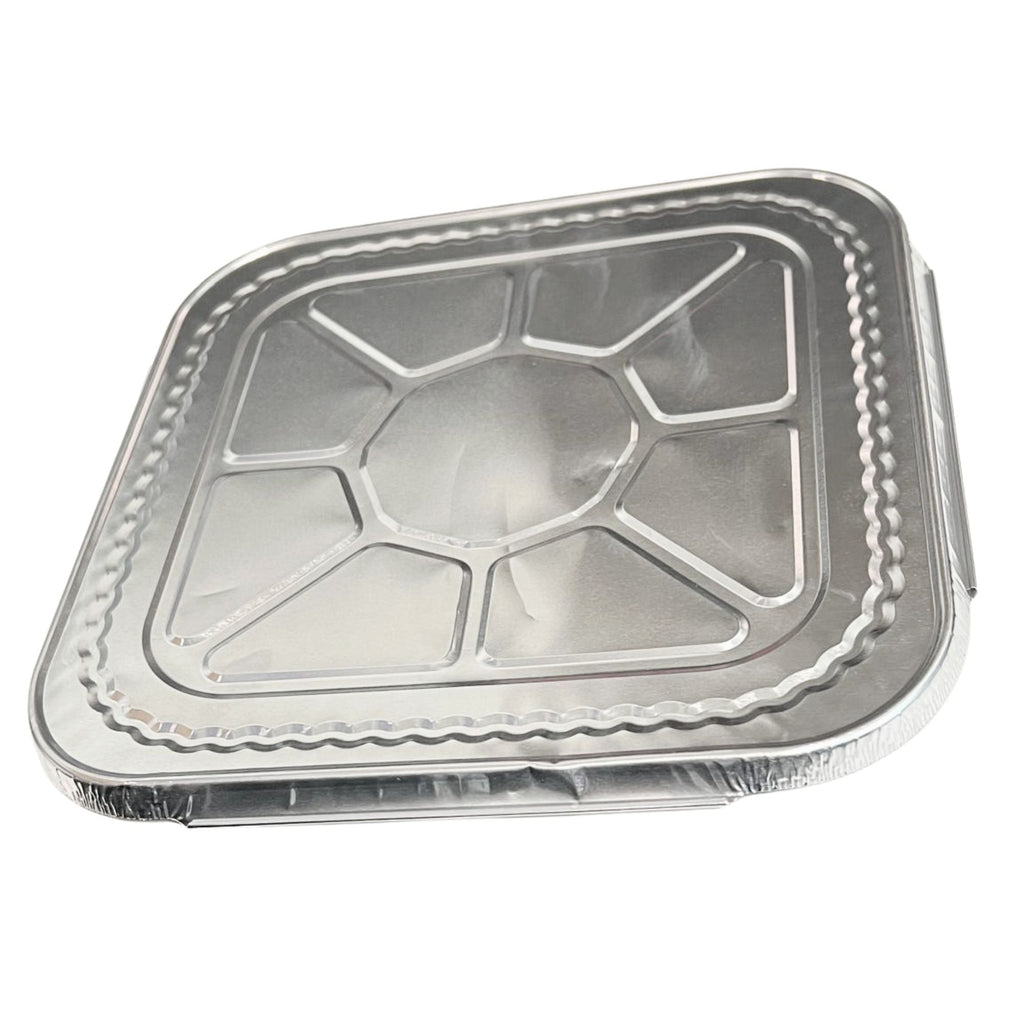 *WHOLESALE* 8.25"x8.25" Square Aluminum Foil Lids for 8X8 Square Pan 500/Case