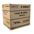 *WHOLESALE* 13x9.5x1 Large Broiler Disposable Aluminum Baking Pan: 200/Case