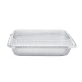9×13 Deep Half Size Regular Weight Aluminum Pans with Dome Lids Aluminum Pan with Lids VeZee Pack of 10