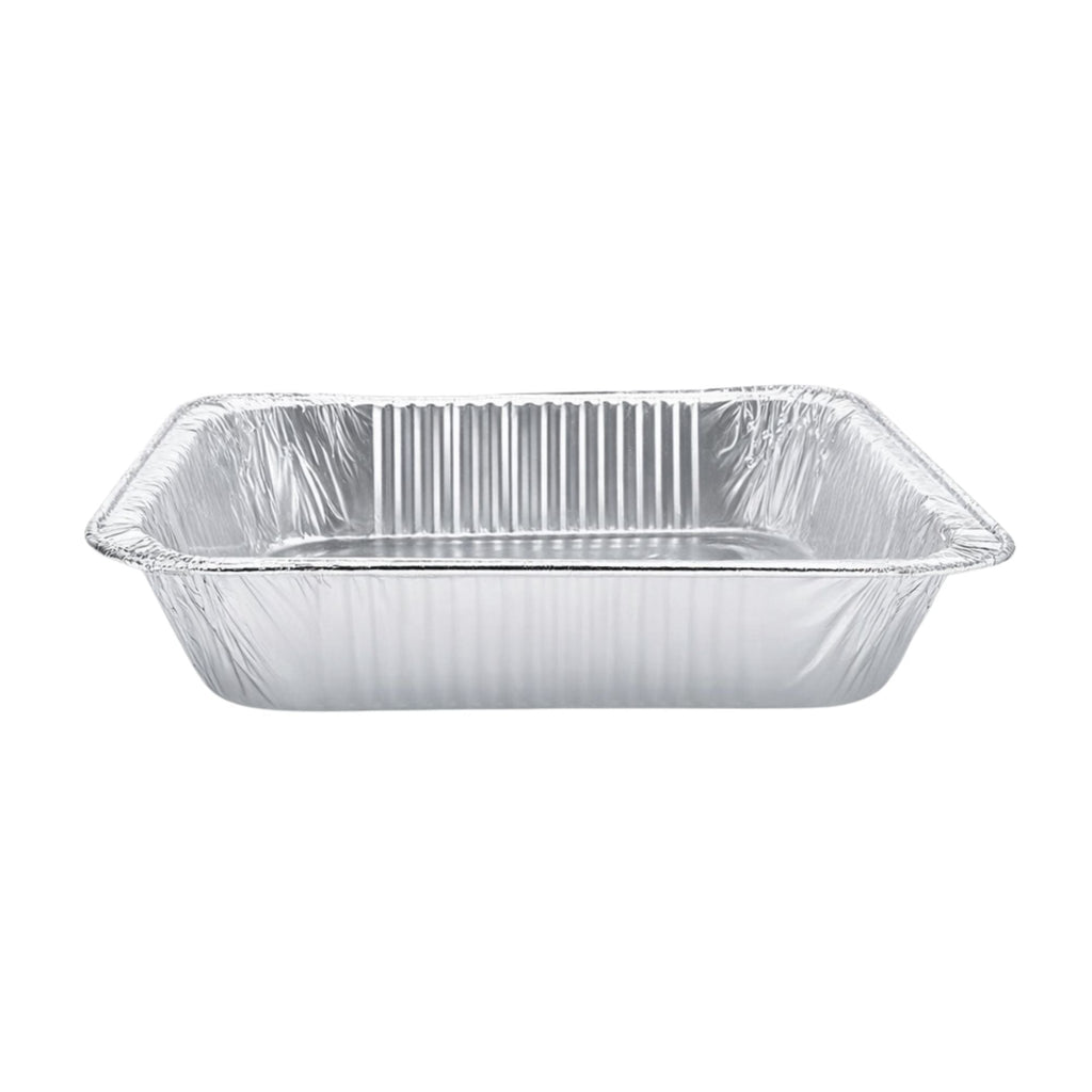 9×13 Half Size Heavy Weight Aluminum Pans with Dome lids