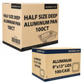 *WHOLESALE* 9×13 Half Size Pan With Lids  Regular weight Aluminum Disposable