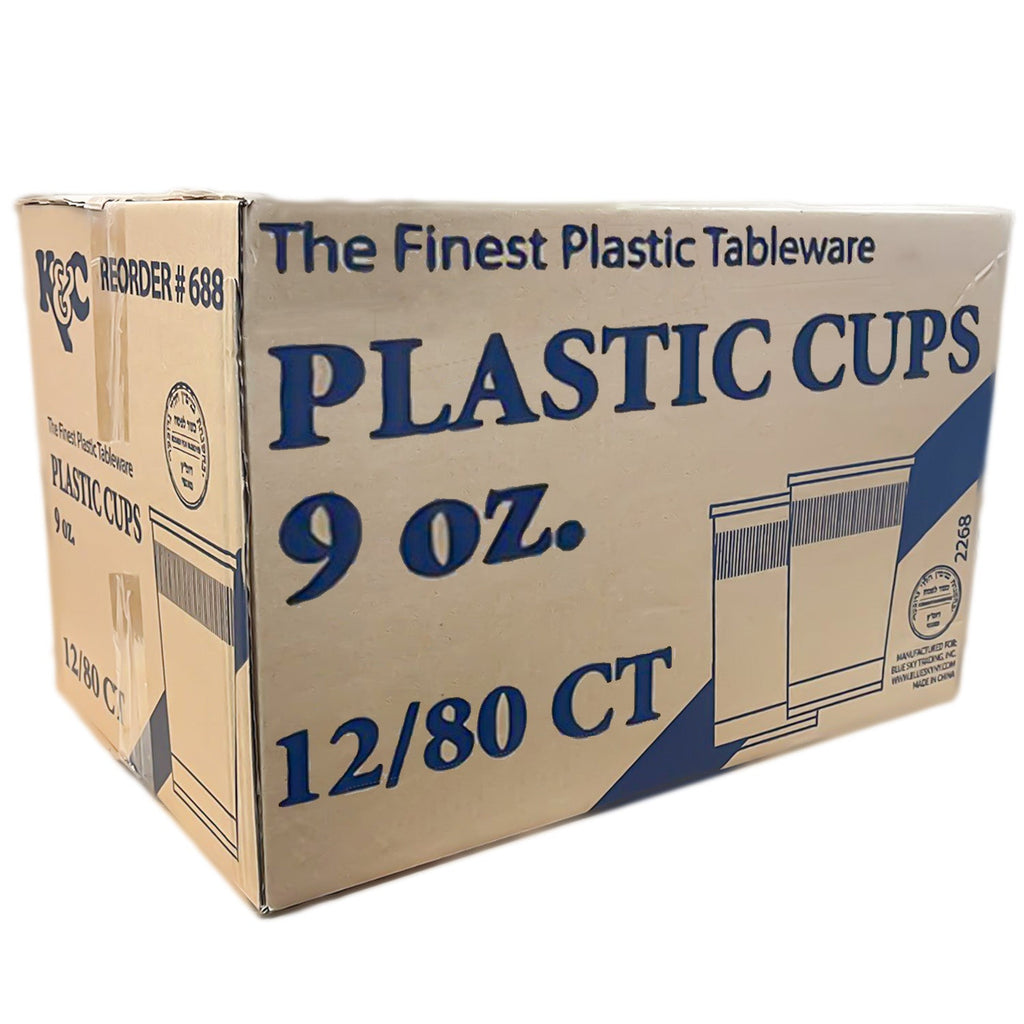*WHOLESALE* 9oz Cups Clear Plastic Disposable 960 ct.