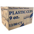 *WHOLESALE* 9oz Cups Clear Plastic Disposable 960 ct.