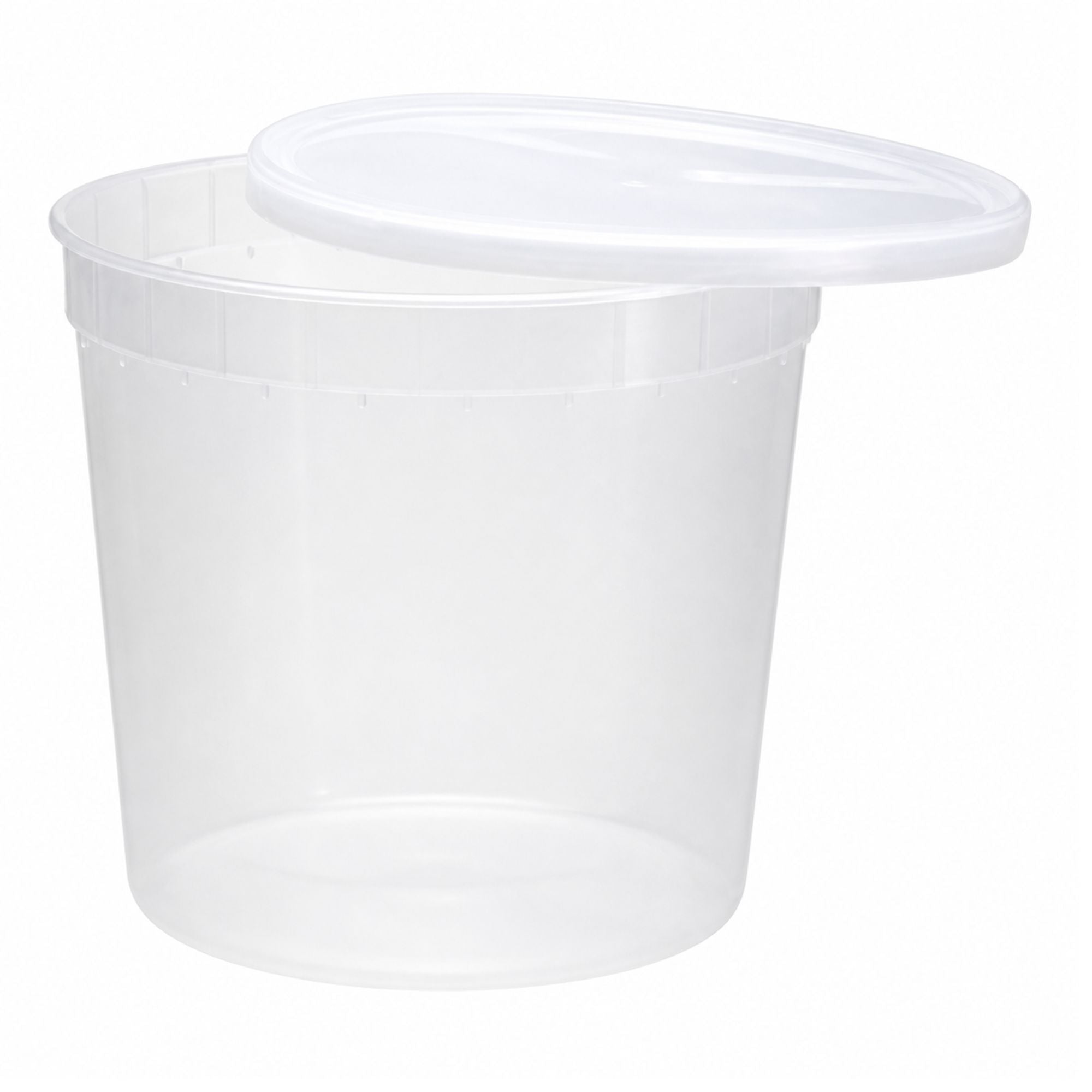 80 oz Deli Containers with Lids Extra Strong Plastic Leak Resistant
