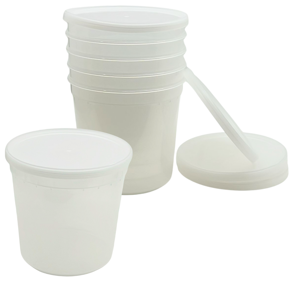 48oz Deli Container with Lids Extra Strong Quality Plastic