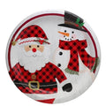 6.5" Paper Plates Christmas 48 count