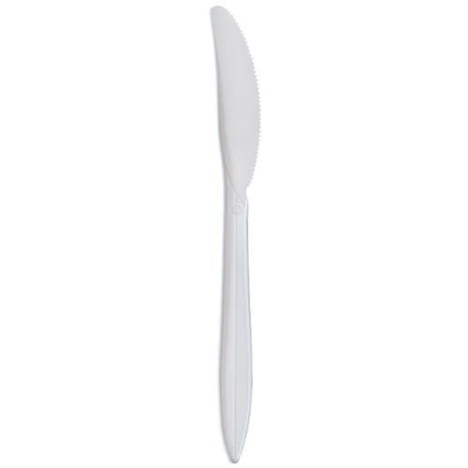 *BUY BULK* Knife White Medium Weight Plastic
