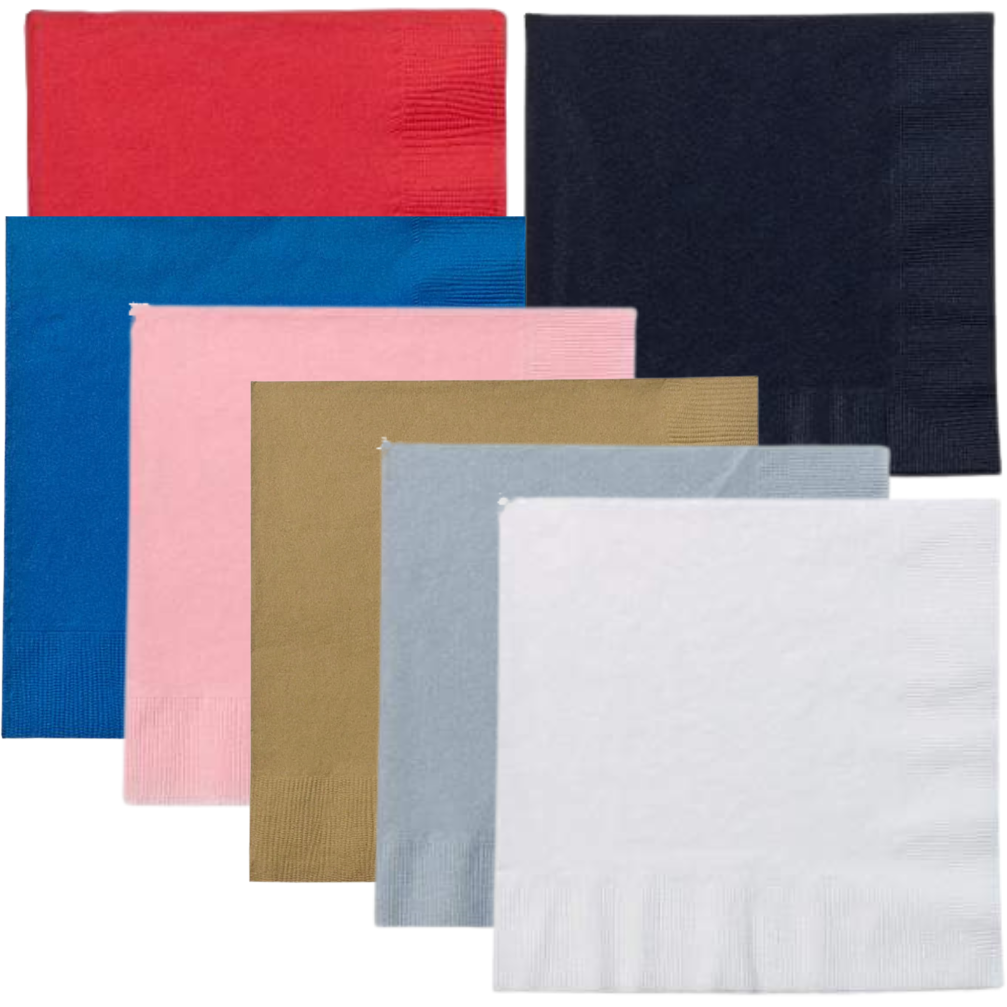 White Lunch Napkins [240 Pieces]