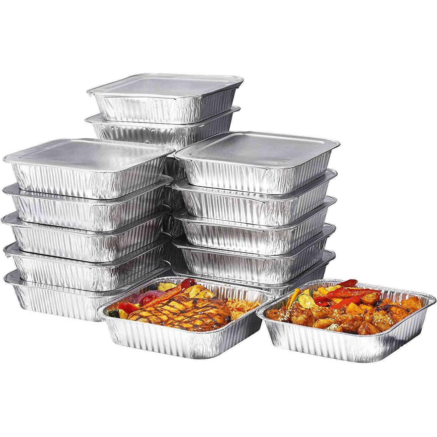 *WHOLESALE* Rectangular Large Lid for Rack Roaster Aluminum Disposable 100/Case