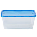 34oz Light Weight Plastic Storage Container With Lid Large 3 Pack
