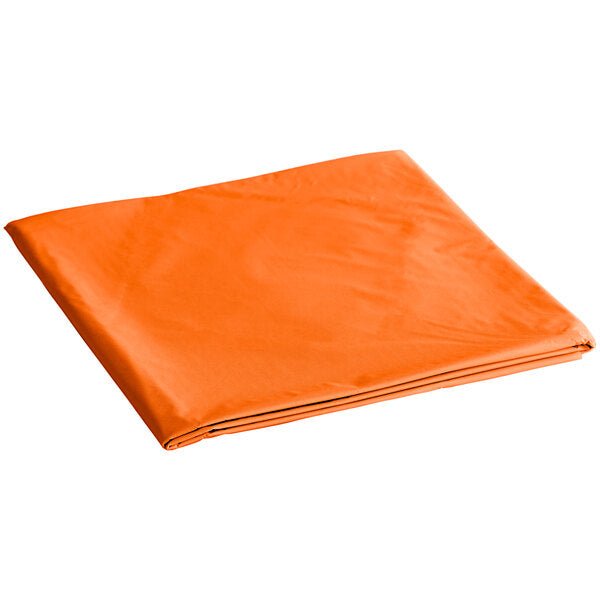 84" Orange Round Tablecloth – Vibrant & Waterproof
