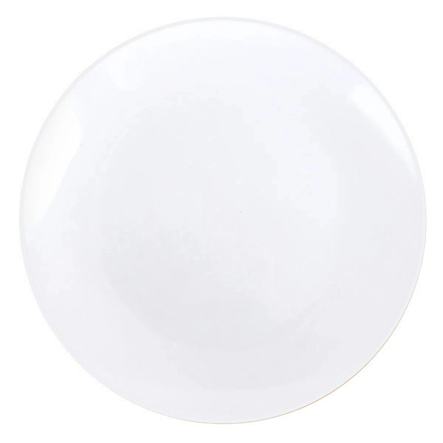 White Plastic Dinnerware Set- Value Pack-Organic