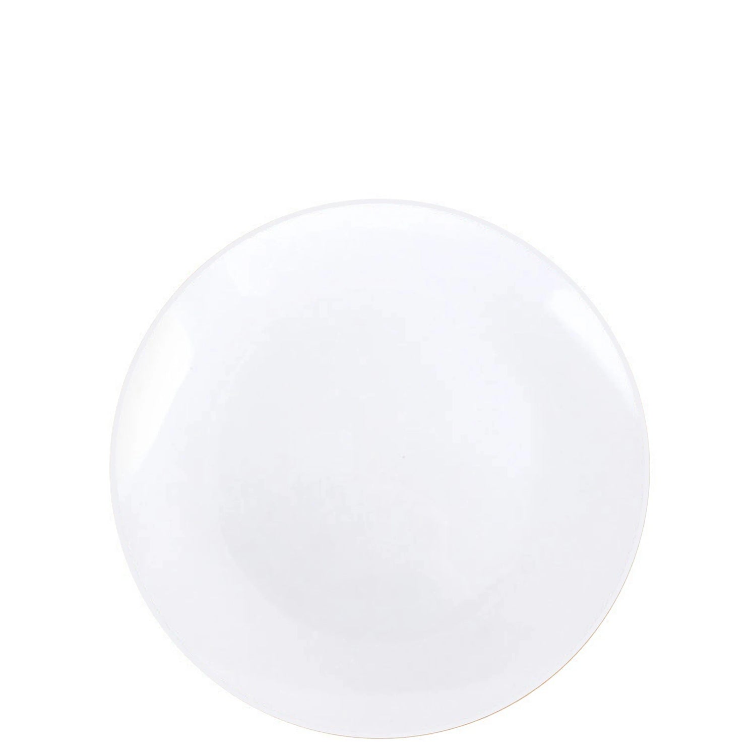 White Plastic Dinnerware Set- Value Pack-Organic