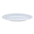 14.25"X 18.5'' Oval Tray White Heavy Weight Plastic