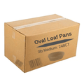 *WHOLESALE* 3lb Medium Oval Challa Loaf pans Aluminum  248/Case