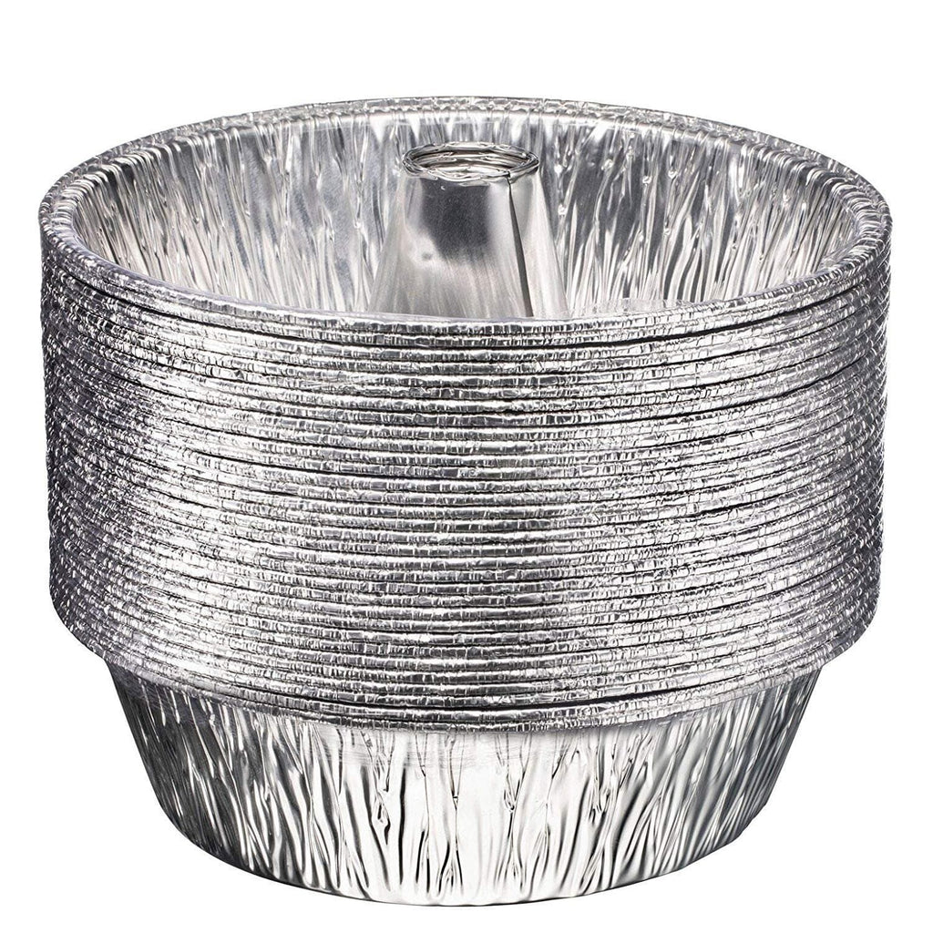 *WHOLESALE* 10" Angel Tube Disposable Aluminum Foil Pan 100/case