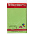 84'' Green Lime Round TableCloth Plastic Disposable