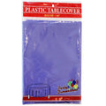 84'' Purple Round TableCloth Plastic Disposable