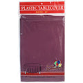 84'' Berry Round TableCloth Plastic Disposable