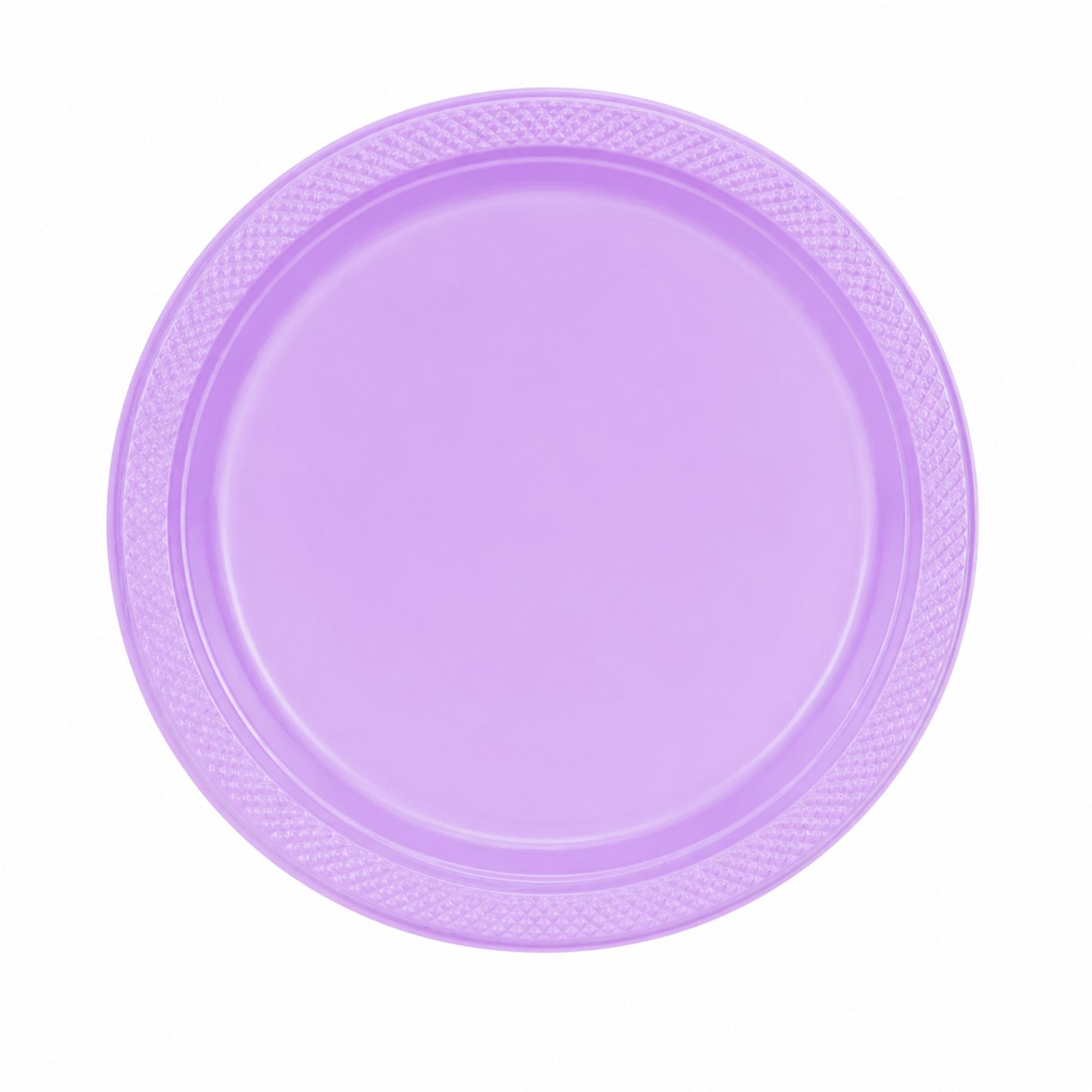 9" Plastic Hydrangea Plastic Plate Disposable