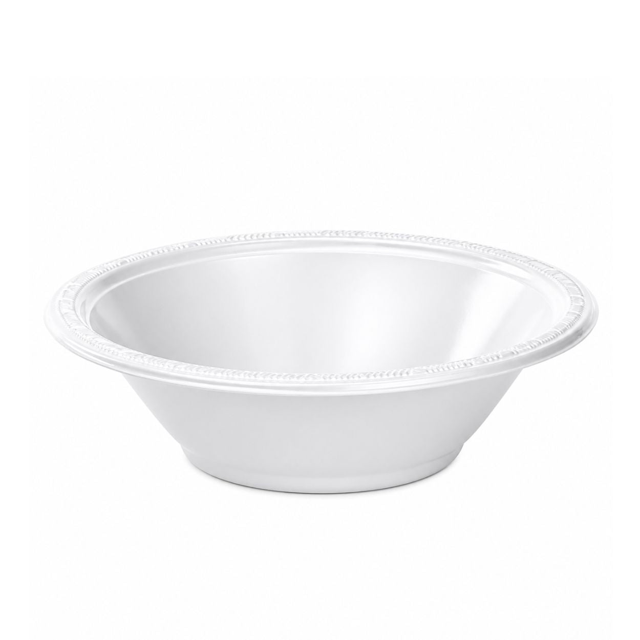 15oz Plastic Bowl White | Elegant and Disposable
