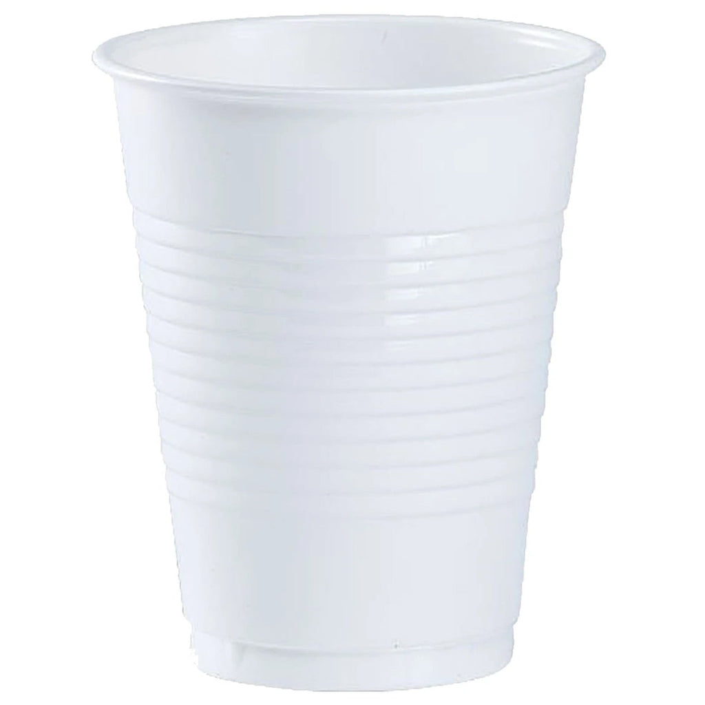 18oz White  Plastic Cup