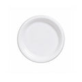 7" White Plates Plastic Disposable