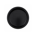 7" Plastic Black Plastic Plate Disposable
