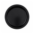 9" Plastic Black Plate Disposable Plastic