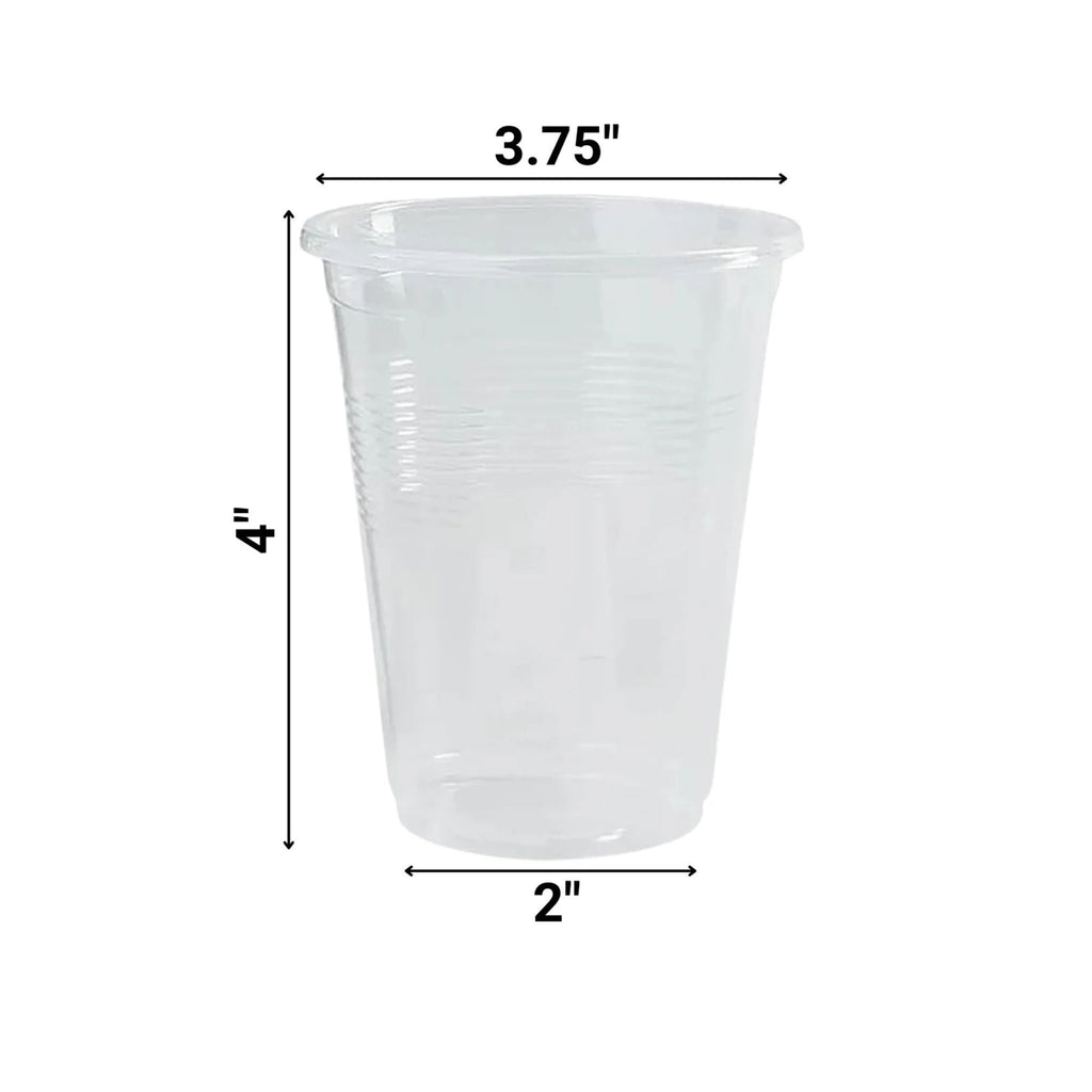 12oz Translucent Disposable Plastic Cup 20 Pack