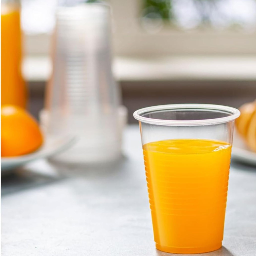 12oz Translucent Disposable Plastic Cup 20 Pack