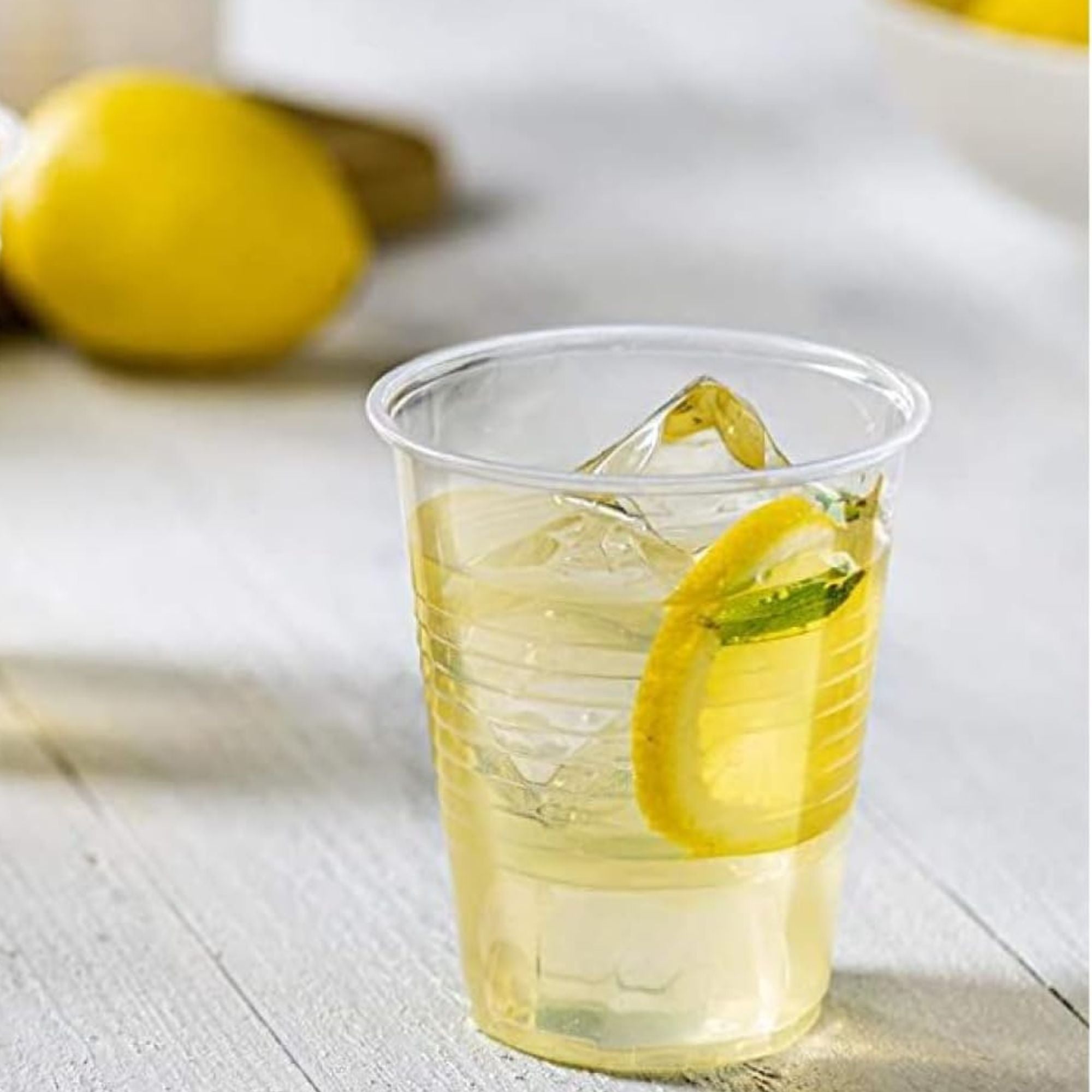 12oz Translucent Disposable Plastic Cup 20 Pack