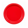 9" Plastic Red Plate  Disposable
