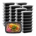 *BUY BULK* 28oz Rectangular Meal Prep Containers with Lids – BPA Free Plastic